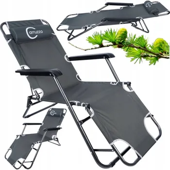 Zahradní lehátko Lehátko kovové šedé Stator