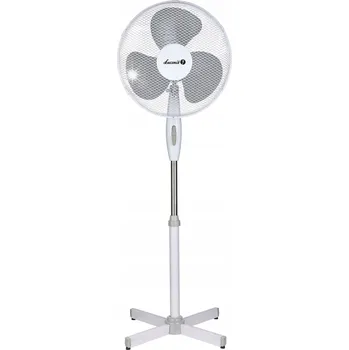 Domácí ventilátor VENTILÁTOR STOJANOVÝ PODLAHOVÝ TICHÝ A VÝKONNÝ BÍLÝ DO DOMÁCNOSTI 3 REŽIMY