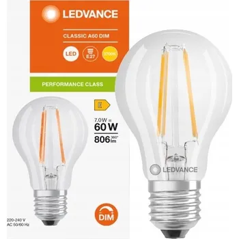 Žárovka Ledvance LED žárovka PERFORMANCE 7W 2700K E27 stmívatelná
