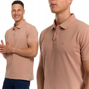 PÁNSKÉ TRIČKO MORAJ ELEGANTNÍ POLOOČNÍ TRIČKO S KRÁTKÝM RUKÁVEM 3XL