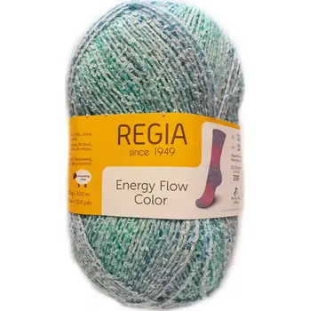Příze REGIA Froté Energy Flow Color 2912 loire (Froté Ponožko příze REGIA Energy Flow Color 2912 loire )