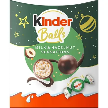 Čokoláda Ferrero Kinder Balls oříšek 90 g