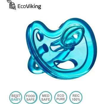 Anatomický silikonový Dudlík Eco Viking 6 m +