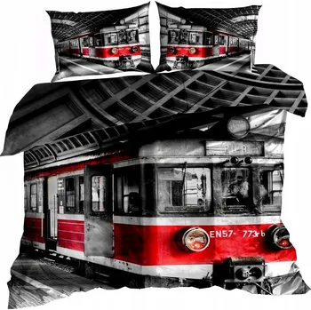 Povlečení 3D Bavlna saténové Povlečení 140x200 cm VLÁK