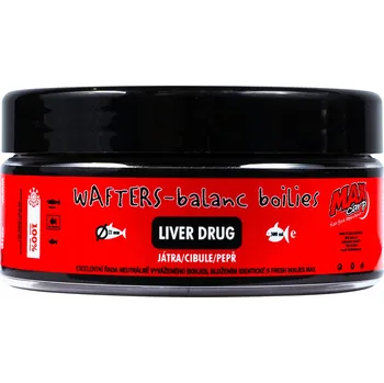 Boilies Wafters Max Carp Liver Drug 21 mm Boily Nástraha