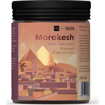 Svíčka Sójová vonná svíčka Marrakesh Hiskin 1 ks