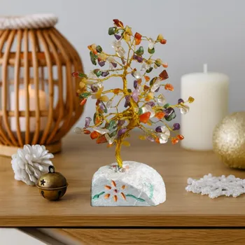 Stromeček štěstí - Mix drahých kamenů