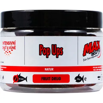 Boilies Plovoucí boilies Pop Up Max Carp Fruit Drug 16 mm