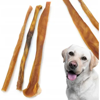 Pamlsek pro psa Hovězí kůže L bez srsti 50 cm - cca 100 g Kousátko pro psa Best-dog