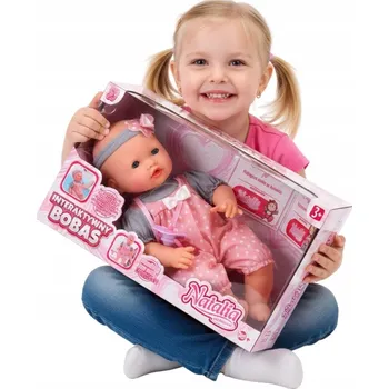 Panenka Interaktivní miminko mluví o realistických funkcích dárek 3 4 5