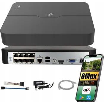 IP kamera Záznamník DVS DVS-NVR0801-U8-POE - IP POE záznamník DVS