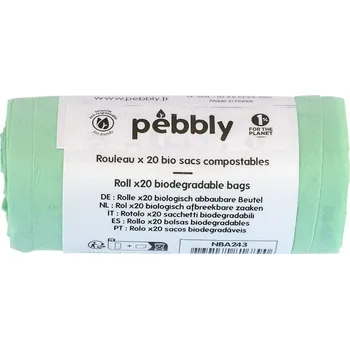 Pytle na odpadky Sáčky do odpadkového koše NBA243, sada 20 ks, kompostovatelné, Pebbly - doprava zdarma od 2999 Kč