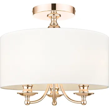 IP kamera Poloplafon Evolution bílý kulatý se 3 žárovkami E14