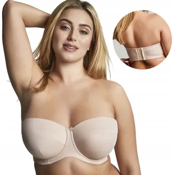 Podprsenka Sculptresse podprsenka bardotka, balkonetka béžová velikost 80M