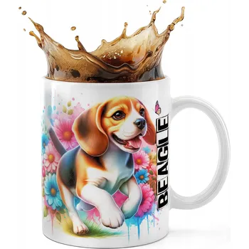 KERAMICKÝ HRNEK 330ML S POTISKEM – PES PSI BEAGLE