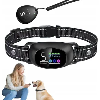 Obojek pro psa ELEKTRONICKÝ OBOJEK PROTI ŠTĚKÁNÍ PRO PSA UKLIDŇUJÍCÍ ÚČINNÝ VODĚODOLNÝ