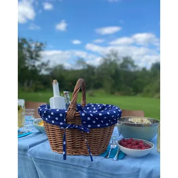 Nákupní košík proutěný hnědý