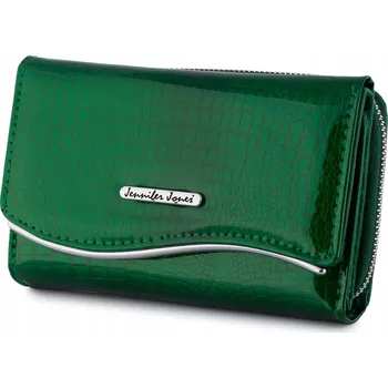 Jennifer Jones peněženka z pravé kůže zelená - dámská