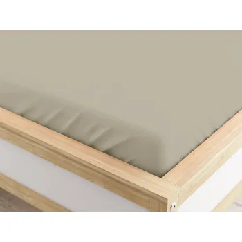 Prostěradlo Napínací prostěradlo z mikrovlákna pískové 160 x 200 cm