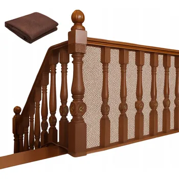 Obraz PEVNÁ OCHRANNÁ SÍŤ na Balkon, Zábradlí, Schody - 3m Hnědá