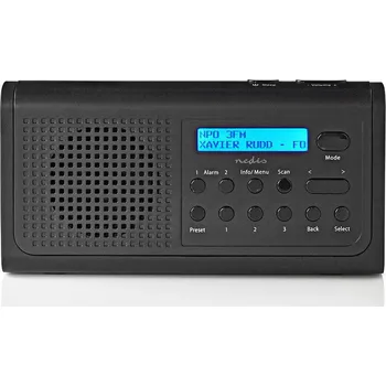 Hodiny DAB+ Rádio 3 W | FM | Hodiny S Funkcí Alarmu | Černá barva (DAB+ Rádio 3 W | FM | Hodiny )
