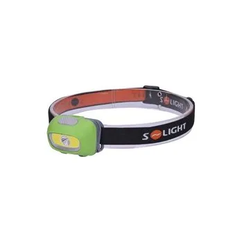 Čelovka Solight LED čelová svítilna, 3W Cree + 3W COB, 120lm, bílé + červené světlo, 3x (Solight LED čelová svítilna, 3W Cree + 3W COB, 120lm, bílé)