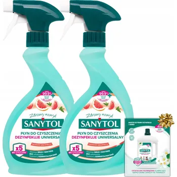 Univerzální čisticí prostředek Sanytol Univerzální čisticí sprej Grepfrut 500 ml x2 +