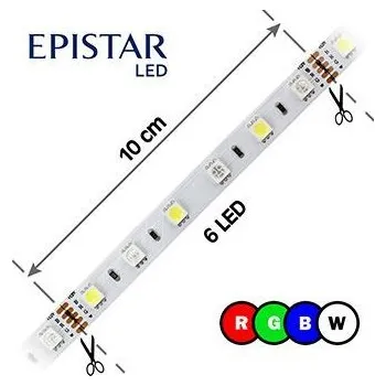 LED páska LED pásek 60LED/m, 5050, IP20, RGBW, 2800 - 2900 K, bílá, 12V, 5m (LED pásek 60LED/m, 5050, IP20, RGBW)