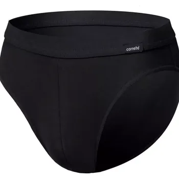 Slipy Pánské slipy 226 Authentic mini black - CORNETTE černá XL