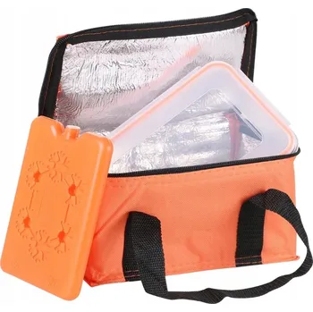 Outdoorové zavazadlo URBAN LIVING Taška chladící s vložkou 3,5 l, oranžová URBAN LIVING