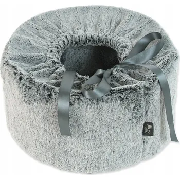 Pelíšek pro kočku Pelech Magic Cat stahovací šedý melír 58cm