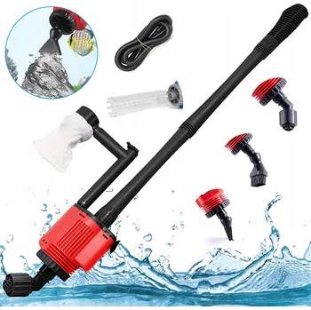 ELEKTRICKÝ VYSAVAČ DO AKVÁRIA 28 W 220 V 1800 L/H PRO VÝMĚNU VODY V AKVÁRIU