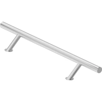 Dveřní kování Madlo 80/50 kulaté šikmé jednostranné Nerez