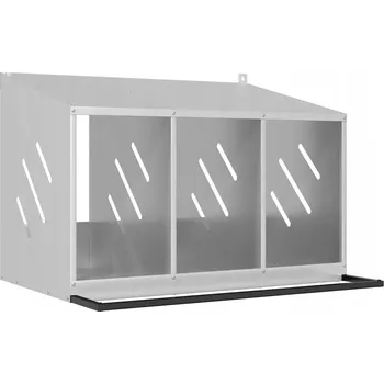 HNÍZDO PRO SLEPICE SNÁŠKOVÉ HNÍZDO PRO SLEPICE SE 3 PŘEHRÁDKAMI