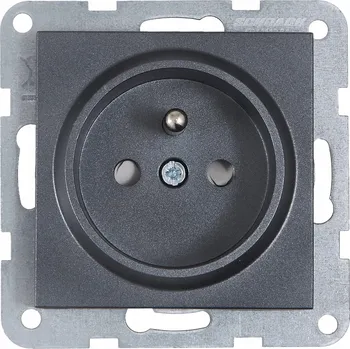 Elektrická zásuvka Elektrická Zásuvka nástěnná Schrack černá