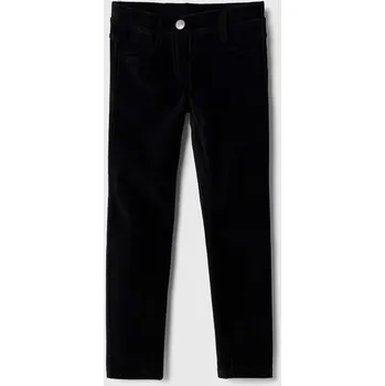 Chlapecké kalhoty Dětské kalhoty United Colors of Benetton černá barva, hladké 4DZBCE00R.G.NOS 99X, vel. 130