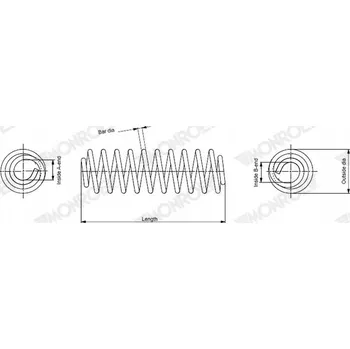 Monroe SP4959 Pružina zavěšení