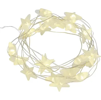 Venkovní osvětlení IDEENWELT LED solární řetěz 50 hvězd