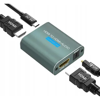 HDMI ARC AUDIO EXTRAKTOR 4K/60Hz 192KHz AUDIO ADAPTÉR KONVERTOR