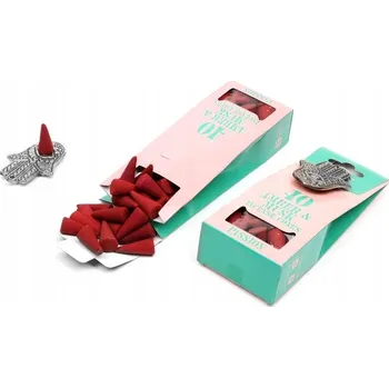 Vonná tyčinka Kónické vonné tyčinky + podložka hamsa Myga Passion