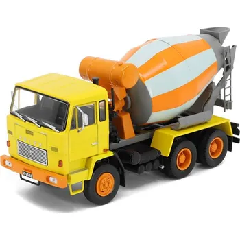 autíčko DeAgostini Jelcz 640 1:43 - Kultovní náklaďáky minulé éry časopis s modelem #20 Jelcz 640 betonový míchač - kovový model auta