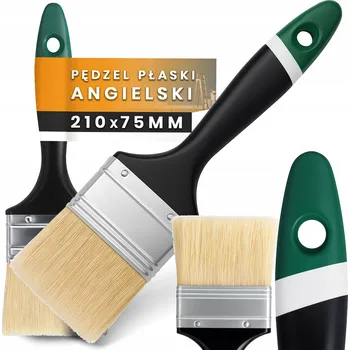 Malířský štětec Plochý štětec rovný TRCR 7,5 cm