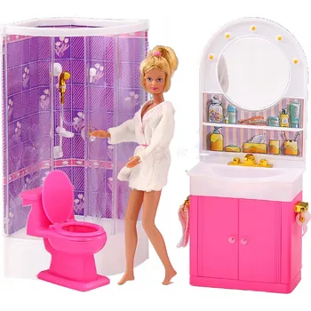 Doplněk pro panenku KOUPELNA 0604 nábytek do domečku - Deco Mariage