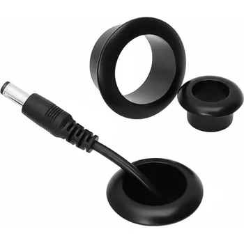 kabelová chránička Häfele Kabelová průchodka TREX 12 mm / černá