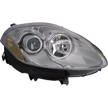 Přední světlomet DEPO Přední pravé světlo (2*H1/PY24W/W5W, elektrické, včetně motorku, barva blinkru: žlutá) FIAT BRAVO II 11.06-07.14