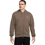 Pánská flísová mikina se zipem NIKE-JORDAN BRK FLC FZ 222 KHAKI Zelená L