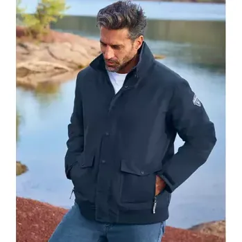 Pánská casual bunda Atlas For Men Outdoorová bunda z materiálu Microtech s prošívanou podšívkou, Modrá, Velikost M P3125