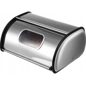 Úložný box Multifunkční zásobník na chléb z nerezové oceli Organizér na chléb pro domácnost