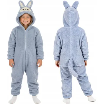 Karnevalový kostým Kostým LABUBU, kostým napodobující kožíšek, pyžamo LAFUFU s ocáskem 122-128