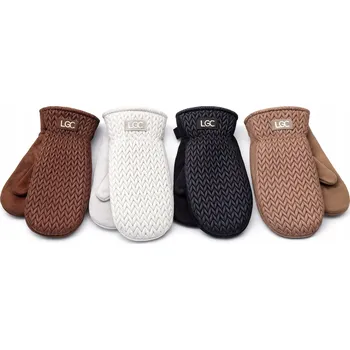 Rukavice Dámské zimní palčáky zateplené s kožešinou, teplé